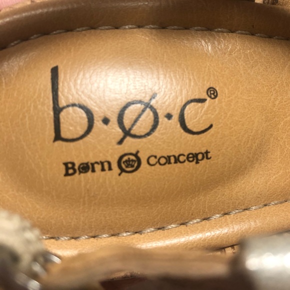 b.o.c. Wedge sandal metallic sz 8 - Picture 6 of 11